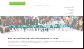 
							         Family Medicine Clinical Forum - California Academy of Family ...								  
							    