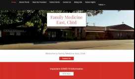 
							         Family Medicine East, Chtd								  
							    