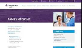 
							         Family medicine | Great Plains Health								  
							    