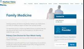 
							         Family Medicine | Harbor View Medical Services								  
							    