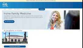 
							         Family Medicine Irvine | Hoag Medical Group								  
							    