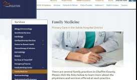 
							         Family Medicine | Medical Center in Salida								  
							    