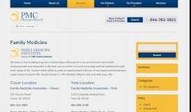 
							         Family Medicine | PMC Physician Network								  
							    