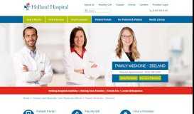 
							         Family Medicine Zeeland | Lakeshore Health Partners								  
							    