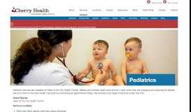 
							         Family Pediatrics | Grand Rapids| Cherry Health								  
							    