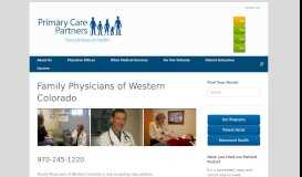
							         Family Physicians of Western Colorado - Primary Care Partners								  
							    