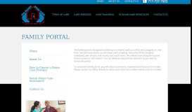 
							         Family Portal | All Hands Home Care								  
							    