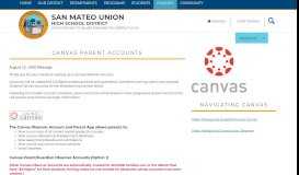 
							         Family Portal / Canvas Parent Accounts - San Mateo								  
							    