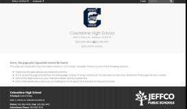 
							         Family Portal logins - Columbine High School								  
							    