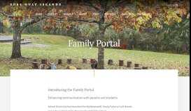 
							         Family Portal - SD64 Gulf Islands								  
							    