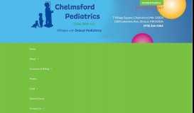 
							         Family Practice | Chelmsford, MA|Chelmsford Pediatrics								  
							    