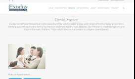
							         Family Practice - Exodus Healthcare Network								  
							    