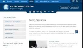 
							         Family Resources / Family Resources - Valley View School District's								  
							    