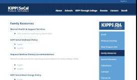 
							         Family Resources | KIPP Sol Academy - KIPP LA Schools								  
							    