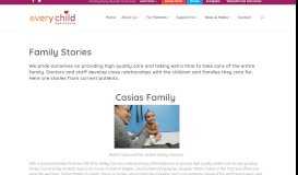 
							         Family Stories | Every Child Pediatrics								  
							    