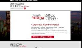 
							         Family Toyota of Burleson Corporate Member Portal								  
							    