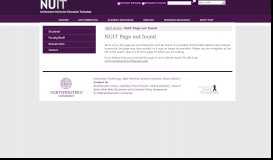 
							         FAMIS: Information Technology - Northwestern University								  
							    