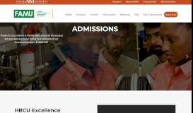 
							         FAMU Admission Portal								  
							    