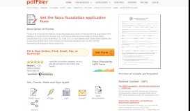 
							         Famu Foundation Application - Fill Online, Printable, Fillable, Blank ...								  
							    