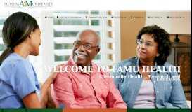
							         FAMU Health Portal – Comprehensive academic health center								  
							    