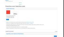 
							         fancitos.com - Rankchart website statistics and online tools								  
							    