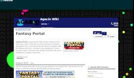 
							         Fantasy Portal | Agar.io Wiki | FANDOM powered by Wikia								  
							    