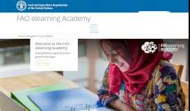 
							         FAO E-Learning Centre								  
							    
