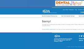 
							         FAQ - American Student Dental Association								  
							    