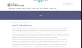 
							         FAQ - Bellevue, WA: Bellevue Family Medicine								  
							    
