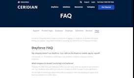 
							         FAQ | Dayforce | Powerpay - Ceridian								  
							    