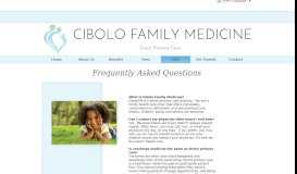
							         FAQ: Direct Primary Care San Antonio and Boerne - Cibolo Family ...								  
							    