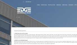 
							         FAQ - Edge Merrimack River								  
							    
