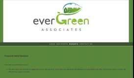 
							         FAQ — Evergreen Associates								  
							    