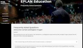 
							         FAQ - For Students - EPLAN Education								  
							    