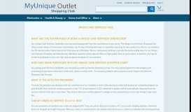
							         F.A.Q. - Frequently Asked Questi - MyUniqueOutlet								  
							    