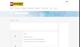 
							         FAQ | GIT-SICHERHEIT.de – Portal für Safety und Security								  
							    
