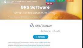 
							         FAQ | GRS Software GmbH								  
							    