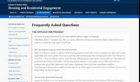 
							         FAQ - Housing and Residential Engagement | CSUF								  
							    