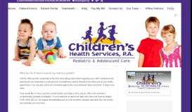 
							         FAQ page for Children's Health Services | Greenville NC | Children's ...								  
							    