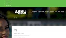 
							         FAQ - Seminole Grand Apartments								  
							    