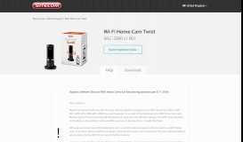 
							         FAQ Sitecom WLC-2000v1001 Wi-Fi Home Cam Twist								  
							    