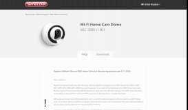
							         FAQ Sitecom WLC-3000v1001 Wi-Fi Home Cam Dome								  
							    