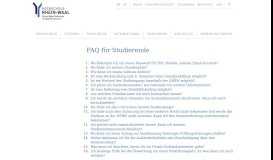 
							         FAQ Studierende | Hochschule Rhein-Waal								  
							    