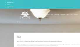 
							         FAQ - The Landings Apartments								  
							    