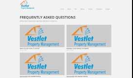 
							         FAQ - Vestlet Property Management								  
							    
