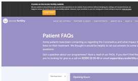 
							         FAQs - Access Fertility UK								  
							    