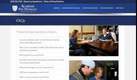 
							         FAQs - Alabama Pain Physicians								  
							    