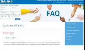 
							         FAQs - Bajaj Auto Finance								  
							    