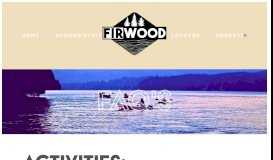 
							         FAQ's — Camp Firwood								  
							    