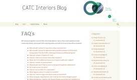 
							         FAQ's | CATC Interiors Blog								  
							    